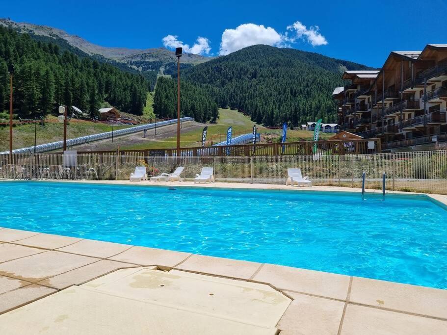 Appartement T2 + Coin Montagne - Wifi/Piscine - Les Orres 1800 Extérieur photo